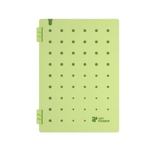 Art Pioneer Органайзер Soft Spiral, A5, със спирала, 50 листа, зелен