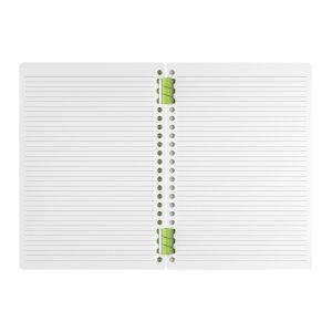 Art Pioneer Органайзер Soft Spiral, A5, със спирала, 50 листа, зелен