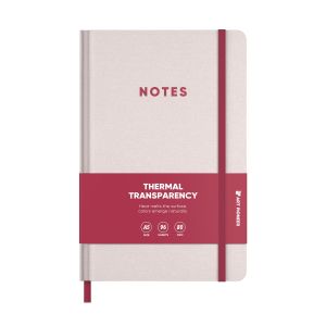 Art Pioneer Бележник, A5, твърда корица, с ластик, 96 листа, червен