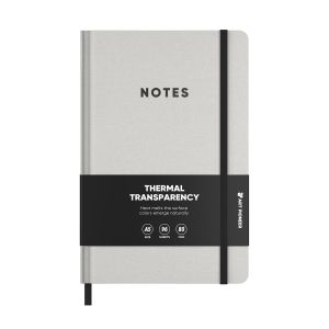 Art Pioneer Бележник, A5, твърда корица, с ластик, 96 листа, черен