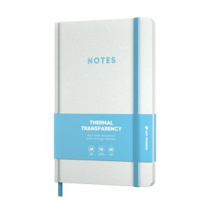 Art Pioneer Бележник, A5, твърда корица, с ластик, 96 листа, син