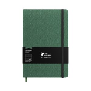 Art Pioneer Бележник Business, A5, твърда корица, 96 листа, зелен