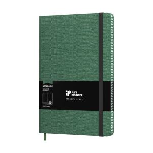 Art Pioneer Бележник Business, A5, твърда корица, 96 листа, зелен