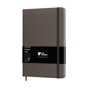 Art Pioneer Бележник Business, A5, твърда корица, 96 листа, сив