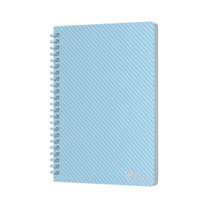 Art Pioneer Тетрадка College, A5, жълт офсет, със спирала, 80 листа, синя