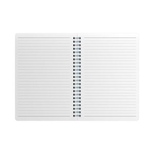 Art Pioneer Тетрадка College, A5, жълт офсет, със спирала, 80 листа, синя