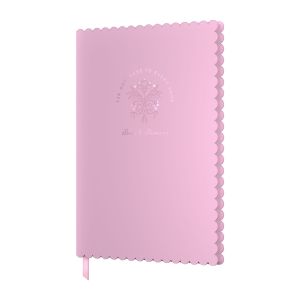 Art Pioneer Тетрадка Bows & Blossoms, A5, твърда корица, 96 листа, розова