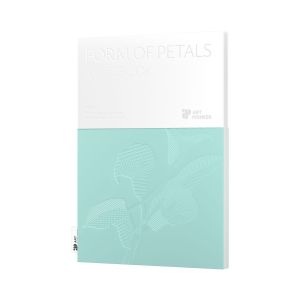 Art Pioneer Тетрадка Floral Exposed Spine, A5, твърда корица, 96 листа, морскозелена