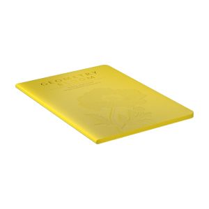 Art Pioneer Тетрадка Geometry Bllom, A5, шита, 60 листа, жълта