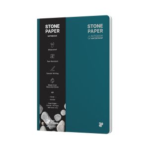 Art Pioneer Тетрадка Stone Paper, A5, твърда корица, 88 листа, тъмносиня