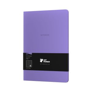 Art Pioneer Тетрадка Velvet Executive, A5, шита, 64 листа, лилава