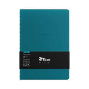Art Pioneer Тетрадка Velvet Executive, A5, шита, 64 листа, тъмносиня