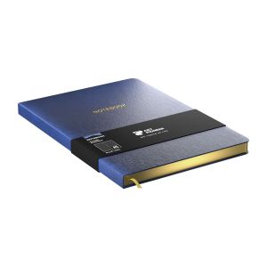 Art Pioneer Тетрадка Velvet Executive, A5, корица кадифе, 96 листа, синя