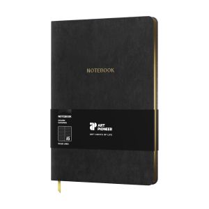 Art Pioneer Тетрадка Velvet Executive, A5, корица кадифе, 96 листа, червена