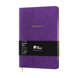 Art Pioneer Тетрадка Velvet Executive, A5, корица кадифе, 96 листа, лилава