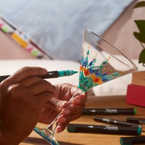 Маркер Sharpie Acrylic Brush, БЯЛ