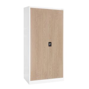 Шкаф RFG, за препарати, метален, 900 х 500 х 1820 mm, кехлибарен дъб и бяло