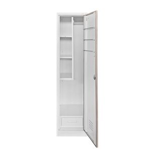 Шкаф RFG, за препарати, метален, 400 х 400 х 1800 mm, кехлибарен дъб и бяло