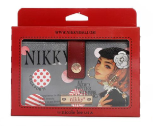 Портфейл Nikky, 15.2x8.9x1.3 cm, Ciega por ti
