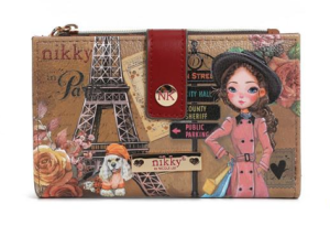 Портфейл Nikky, 15.2x8.9x1.3 cm, Emily goes Paris