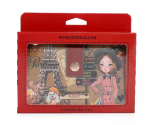 Портфейл Nikky, 15.2x8.9x1.3 cm, Emily goes Paris
