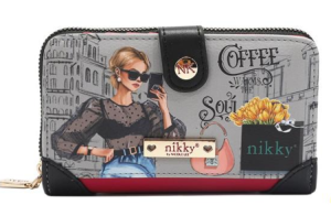 Портфейл Nikky, 15x10x3.8 cm, Urban Coffee