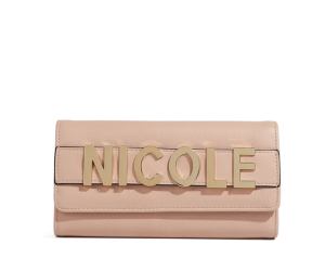 Портфейл Nicole Lee, 17x10x4 cm, бежов