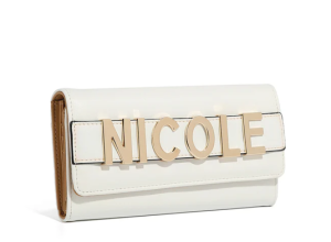 Портфейл Nicole Lee, 17x10x4 cm, бял