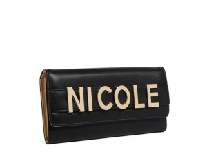 Портфейл Nicole Lee, 17x10x4 cm, черен