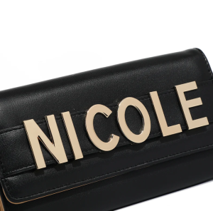 Портфейл Nicole Lee, 17x10x4 cm, черен