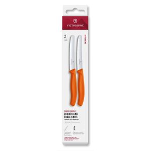 Victorinox Комплект кухненски ножове, за домати, 11 cm, 2 броя, оранжеви