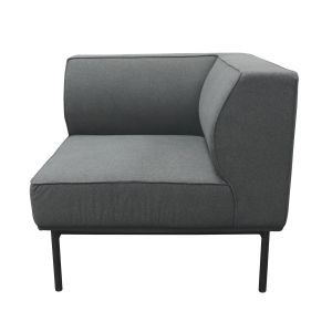 Модул RFG Klark, ъглов, текстил, 800 х 800 х 720 mm, сив