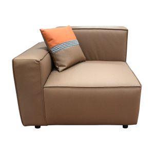 Модул RFG Kiano, десен, екокожа, 950 х 880 х 740 mm, кафяв