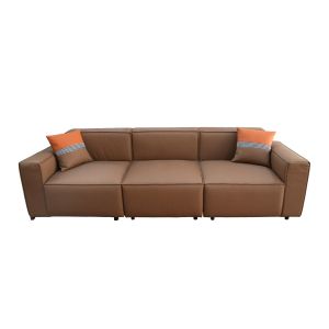 Модул RFG Kiano, десен, екокожа, 950 х 880 х 740 mm, кафяв