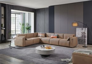 Модул RFG Kiano, среден, екокожа, 750 х 880 х 740 mm, кафяв