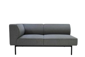 Модул RFG Klark, прав, текстил, 800 х 800 х 720 mm, сив