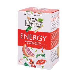 Ahmad Tea Чай Natural Benefits ''Енергия'', билков, в пакетче, 20 броя