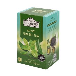 Ahmad Tea Чай ''Зелен'', с листа от мента, 2 g, във фолио, 20 броя