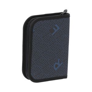 Несесер Statovac Decker, с един цип, пълен, черен