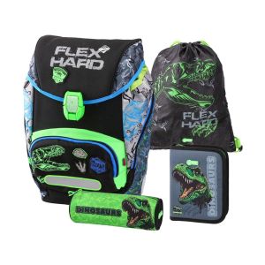 Комплект Play Logic Set - Dino, раница, мешка и два Несесера