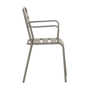 Метален градински стол ZAMFARA - капучино