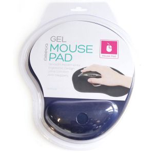 Пад за мишка Omega гел, ергонимична Син