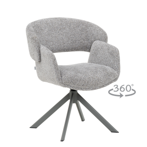 Трапезен стол VORU 8 - сив 44