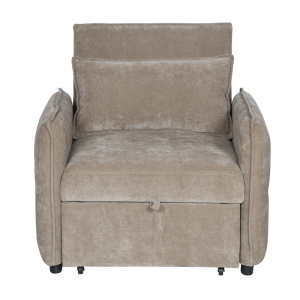 Разтегателен фотьойл AKETI - бежов М34