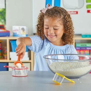 Learning Resources Комплект мерителни чаши с дроби