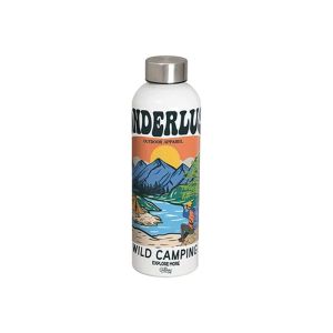 BESTSUB Бутилка, спортна, алуминиева, със сребриста капачка, 700 ml, бяла