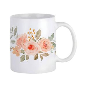 BESTSUB Чаша, керамична, с дръжка, в кутия, 330 ml, бяла