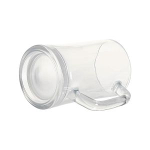 BESTSUB Халба за бира, стъклена, прозрачна, 360 ml