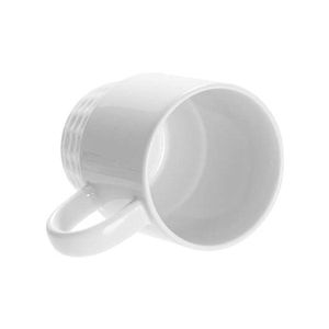 BESTSUB Чаша Stacking, керамична, с дръжка, 300 ml, бяла