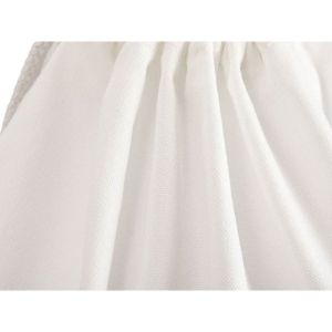 BESTSUB Раница, тип мешка, с връзки, 41 х 49 cm, бяла